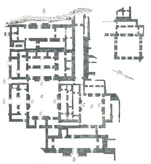 Plan pałacu w Niniwie