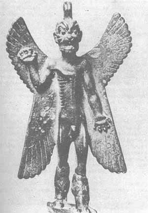 Posąg demona złych wiatrów Pazuzu - pierwsza połowa I tys. p.n.e.